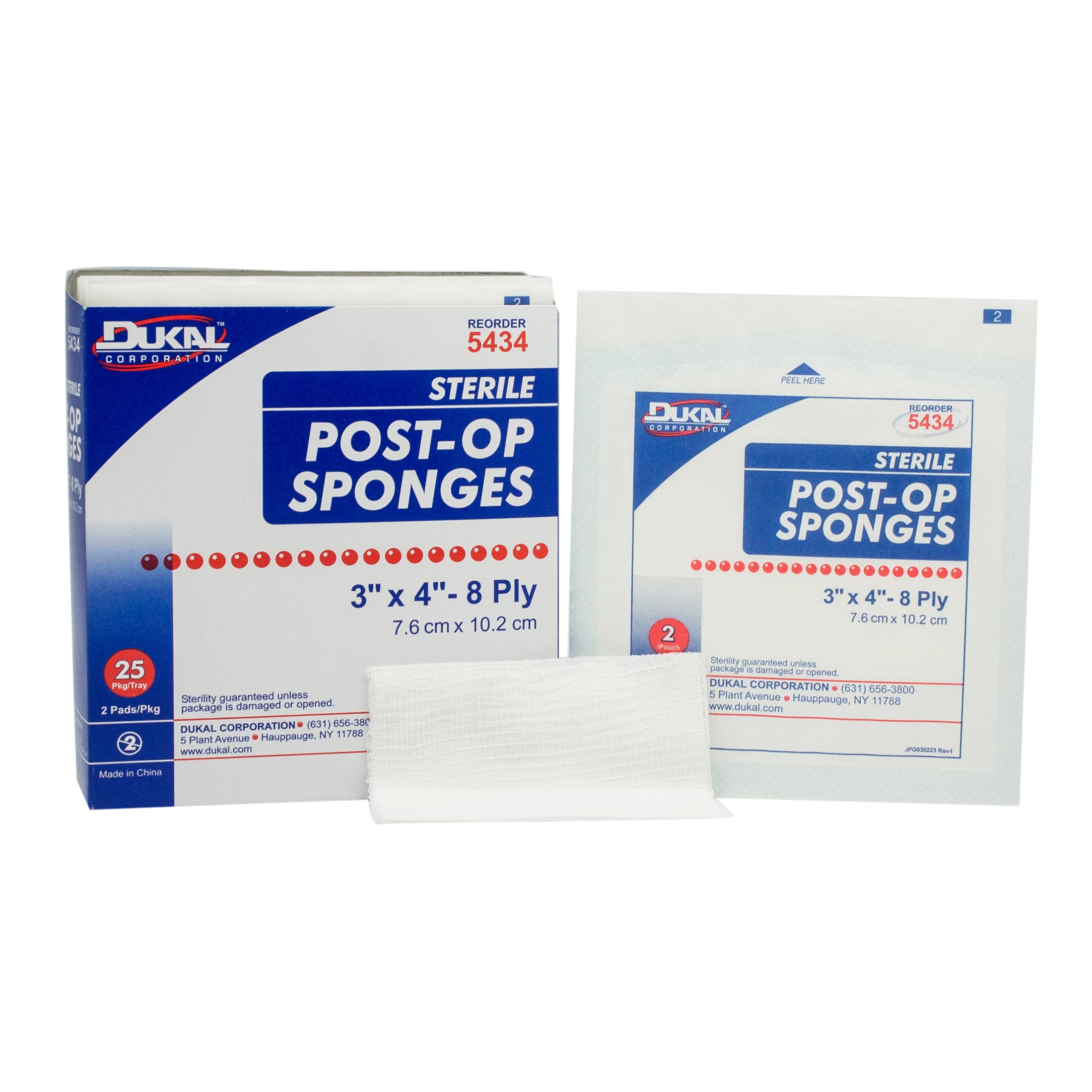 Sterile Post Op Sponges 3